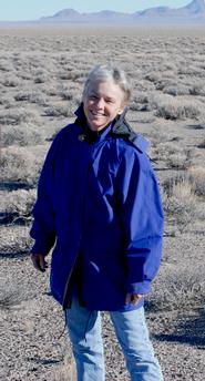 Charlotte Beck at Mud Lake in Souther Nevada